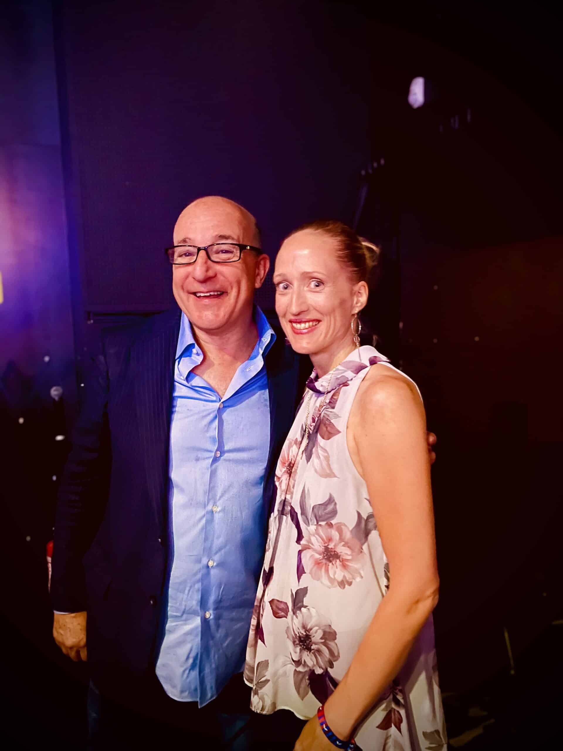 Paul Mc kenna and Marlene egger